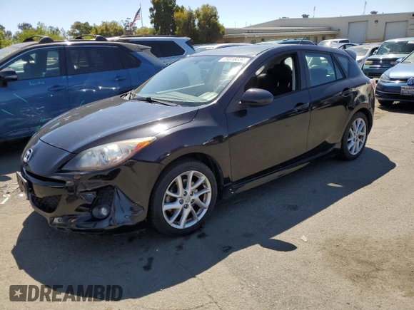 2012 Mazda 3 S Touring with VIN JM1BL1L69C1512876, listed as a Copart auction lot 69316034 with 70,944 mi miles and Salvage Title. Bid and sale history available at DreamBid. Image 1.
