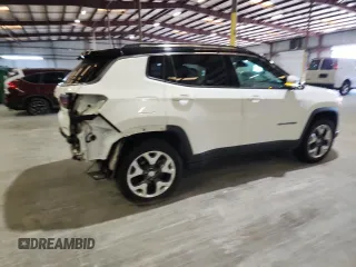 2019 Jeep Compass Limited with VIN 3C4NJDCB1KT599858, listed as a Copart auction lot 62866285 with 86,874 mi miles and Non repairable. Bid and sale history available at DreamBid. Image 3.