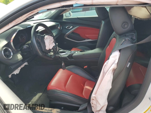 2022 Chevrolet Camaro 2LT with VIN 1G1FD1RS3N0129150, listed as a Copart auction lot 58448974 with 25,938 mi miles and Salvage Title. Bid and sale history available at carsss.com. Image 7.