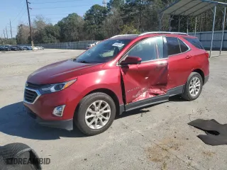 2020 Chevrolet Equinox LT with VIN 2GNAXKEV4L6265412, listed as a Copart auction lot 46495915 with 75,027 mi miles and Salvage Title. Bid and sale history available at carsss.com. Image 1.