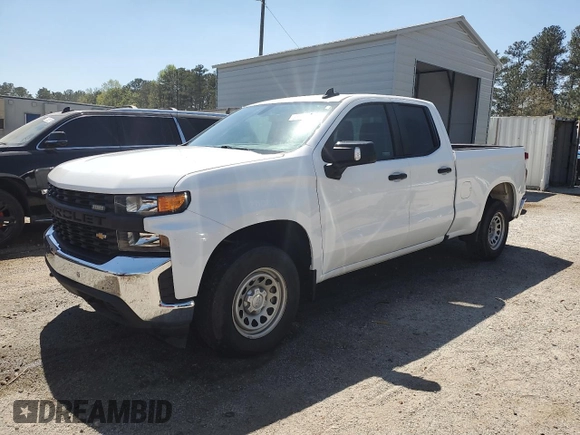 2020 Chevrolet Silverado 1500 Work Truck with VIN 1GCRWAEH5LZ333885, listed as a Copart auction lot 50827635 with 50,572 mi miles and Clean Title. Bid and sale history available at DreamBid. Image 1.