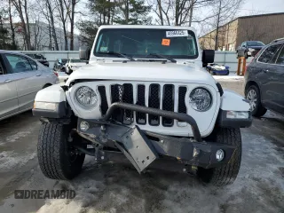 2022 Jeep Wrangler Unlimited Sahara z VIN 1C4HJXEN4NW254182, wystawiony jako Copart lot #45966425 z przebiegiem Nie podano mil oraz Szkoda całkowita • Salvage title. Historia ofert i sprzedaży dostępna na DreamBid. Obrazek 5.