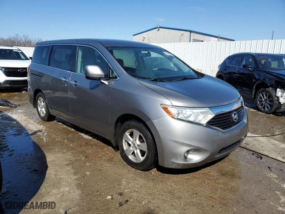2012 Nissan Quest SL with VIN JN8AE2KPXC9030607, listed as a Copart auction lot 46149605 with 197,493 mi miles and Non Repairable. Bid and sale history available at carsss.com. Image 4.