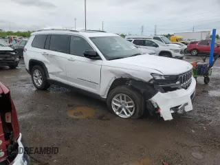 2023 Jeep Grand Cherokee Laredo z VIN 1C4RJKAG9P8799834, wystawiony jako Copart lot #56220165 z przebiegiem 26 236 mil mil oraz Czysty tytuł • Clean title. Historia ofert i sprzedaży dostępna na DreamBid. Obrazek 4.