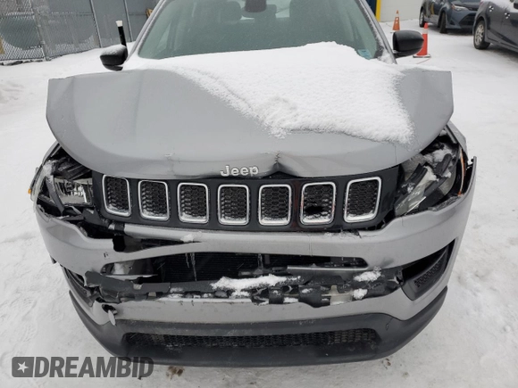 2018 Jeep Compass Sport with VIN 3C4NJCABXJT118016, listed as a Copart auction lot 44931595 with 149,146 mi miles and Clean Title. Bid and sale history available at carsss.com. Image 12.