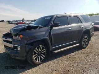 2018 Toyota 4Runner SR5 with VIN JTEBU5JRXJ5569493, listed as a Copart auction lot 59884065 with 104,503 mi miles and Salvage title. Bid and sale history available at DreamBid. Image 1.