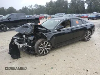 2014 Audi A6 2.0T Premium Plus with VIN WAUGFAFC9EN121007, listed as a Copart auction lot 86054324 with 0 mi miles and Salvage Title. Bid and sale history available at carsss.com. Image 1.