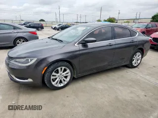 2015 Chrysler 200 Limited with VIN 1C3CCCAB8FN680655, listed as a Copart auction lot 60544225 with 192,932 mi miles and Salvage title. Bid and sale history available at DreamBid. Image 1.
