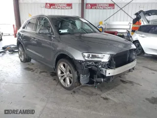 2015 Audi Q3 2.0T Premium Plus with VIN WA1EFCFS7FR004186, listed as a IAAI auction lot 41725953 with 59,981 mi miles. Bid and sale history available at carsss.com. Image 1.