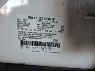 2023 Ford Explorer with VIN 1FMSK8BB6PGA00548, listed as a Copart auction lot 50211455 with 11,191 mi miles and Salvage Title. Bid and sale history available at carsss.com. Image 12.