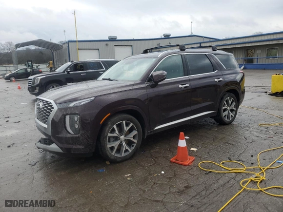 2022 Hyundai Palisade Ultimate Calligraphy with VIN KM8R5DHE9NU464643, listed as a Copart auction lot 43422835 with 82,447 mi miles and Salvage Title. Bid and sale history available at carsss.com. Image 1.