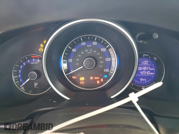 2020 Honda Fit LX with VIN 3HGGK5H40LM727851, listed as a Copart auction lot 59160035 with 64,847 mi miles and Salvage title. Bid and sale history available at DreamBid. Image 9.