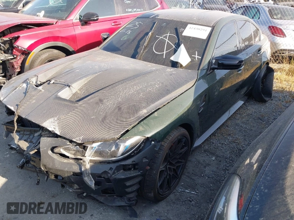 2025 BMW M3 Competition xDrive z VIN WBS33HJ02SFU69052, wystawiony jako IAAI lot #42430291 z przebiegiem Nie podano mil oraz . Historia ofert i sprzedaży dostępna na DreamBid. Obrazek 2.