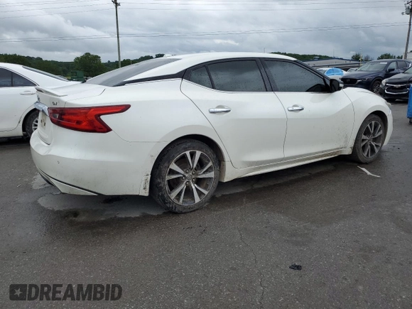 2016 Nissan Maxima SL with VIN 1N4AA6AP4GC403672, listed as a Copart auction lot 58226895 with 153,679 mi miles and Salvage title. Bid and sale history available at DreamBid. Image 3.