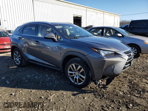 2015 Lexus NX 200t with VIN JTJBARBZ7F2011724, listed as a Copart auction lot 48762875 with 122,482 mi miles and Salvage Title. Bid and sale history available at DreamBid. Image 4.