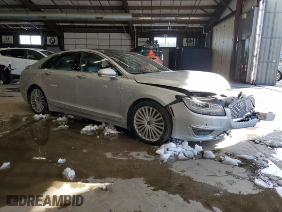 2017 Lincoln MKZ Reserve with VIN 3LN6L5FC0HR633623, listed as a Copart auction lot 44914115 with 52,497 mi miles and Salvage title. Bid and sale history available at DreamBid. Image 4.