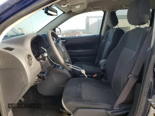 2017 Jeep Compass Sport with VIN 1C4NJCBA1HD147698, listed as a Copart auction lot 49246975 with 121,833 mi miles and Clean Title. Bid and sale history available at carsss.com. Image 7.