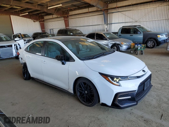 2021 Toyota Corolla SE with VIN 5YFM4MCE8MP071382, listed as a Copart auction lot 42647305 with 55,258 mi miles and Salvage Title. Bid and sale history available at carsss.com. Image 4.