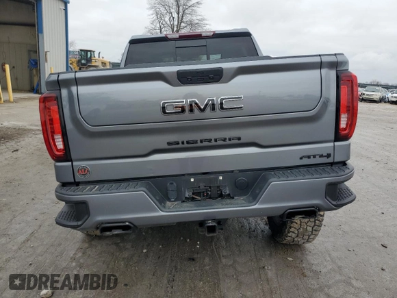 2022 GMC Sierra 1500 Limited AT4 with VIN 1GTP9EEL7NZ159251, listed as a Copart auction lot 84288944 with 17,409 mi miles and Salvage Title. Bid and sale history available at carsss.com. Image 6.