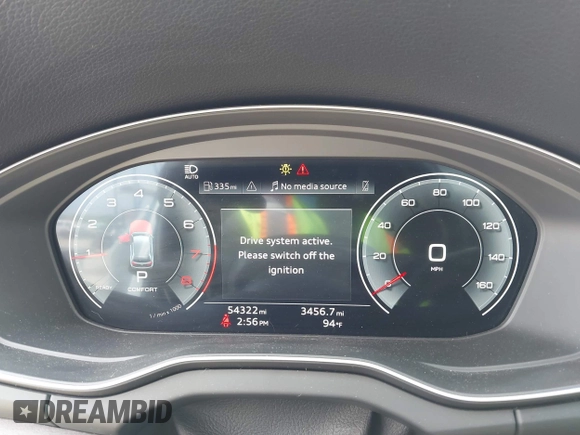 2022 Audi Q5 S line Premium Plus with VIN WA1EAAFY0N2133918, listed as a IAAI auction lot 42075042 with 54,322 mi miles and . Bid and sale history available at DreamBid. Image 7.