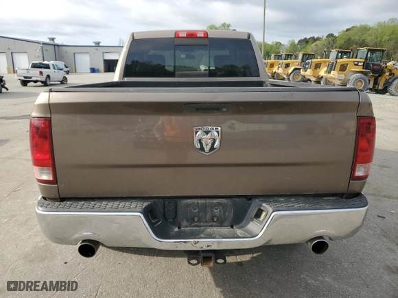 2010 Dodge Ram 1500 Laramie with VIN 1D7RV1GT0AS183037, listed as a Copart auction lot 51222285 with 214,355 mi miles and Salvage Title. Bid and sale history available at carsss.com. Image 6.