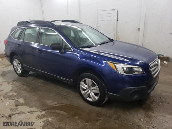 2015 Subaru Outback 2.5i with VIN 4S4BSAAC0F3232845, listed as a Copart auction lot 80693874 with 90,310 mi miles and Salvage Title. Bid and sale history available at carsss.com. Image 4.