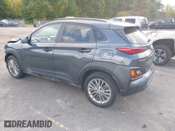 2021 Hyundai Kona SEL Plus with VIN KM8K6CAA4MU722212, listed as a IAAI auction lot 40393002 with 37,964 mi miles. Bid and sale history available at carsss.com. Image 3.