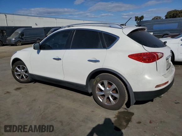 2008 Infiniti EX Journey with VIN JNKAJ09EX8M305671, listed as a Copart auction lot 76926044 with Not Provided miles and Salvage Title. Bid and sale history available at DreamBid. Image 2.