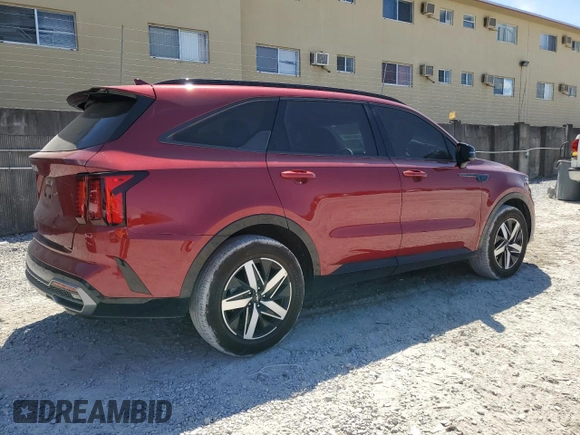 2023 Kia Sorento S with VIN 5XYRL4LC6PG208285, listed as a Copart auction lot 49927455 with 25,216 mi miles and Salvage Title. Bid and sale history available at DreamBid. Image 3.
