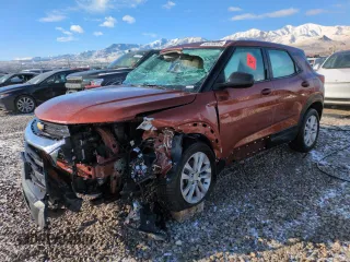 2021 Chevrolet TrailBlazer LS with VIN KL79MNSL7MB030295, listed as a Copart auction lot 44916375 with 0 mi miles and Salvage Title. Bid and sale history available at carsss.com. Image 1.