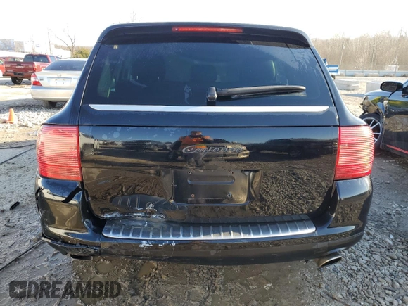 2006 Porsche Cayenne with VIN WP1AA29P76LA24346, listed as a Copart auction lot 43063195 with 191,236 mi miles and Salvage Title. Bid and sale history available at carsss.com. Image 6.