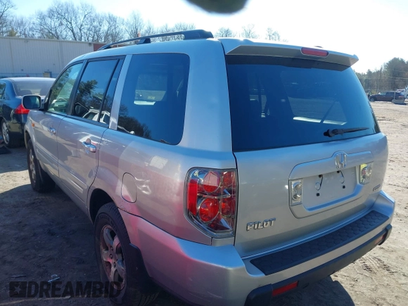 2007 Honda Pilot EX-L with VIN 2HKYF18667H528655, listed as a IAAI auction lot 41902313 with 183,504 mi miles and . Bid and sale history available at DreamBid. Image 3.