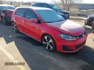 2015 Volkswagen Golf GTI Autobahn with VIN 3VW4T7AU8FM001533, listed as a IAAI auction lot 41681890 with 152,624 mi miles. Bid and sale history available at carsss.com. Image 1.