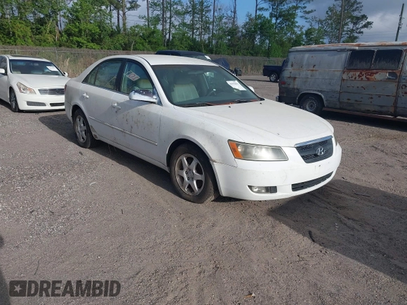 2006 Hyundai Sonata GLS with VIN 5NPEU46F06H069960, listed as a IAAI auction lot 41955094 with 120,662 mi miles and . Bid and sale history available at DreamBid. Image 1.