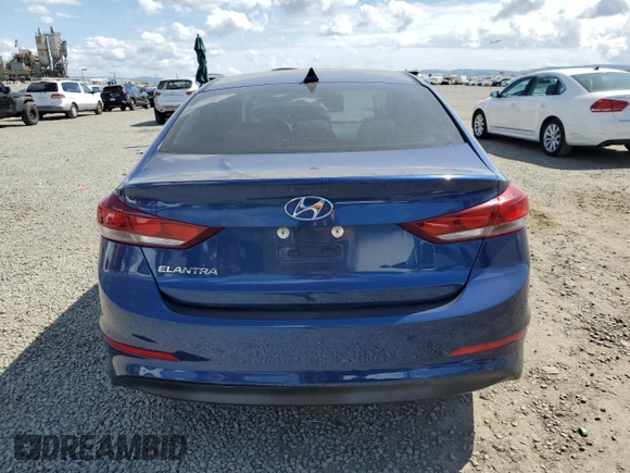2018 Hyundai Elantra SEL with VIN 5NPD84LF9JH328863, listed as a Copart auction lot 53689475 with 77,309 mi miles and Salvage Title. Bid and sale history available at DreamBid. Image 6.