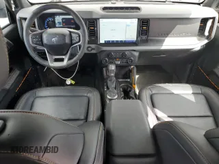 2023 Ford Bronco with VIN 1FMEE5DP9PLB06866, listed as a Copart auction lot 50573715 with 21,043 mi miles and Salvage Title. Bid and sale history available at carsss.com. Image 8.