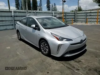 2022 Toyota Prius L Eco with VIN JTDKAMFU7N3155884, listed as a Copart auction lot 51472135 with 38,356 mi miles and Salvage Title. Bid and sale history available at carsss.com. Image 14.
