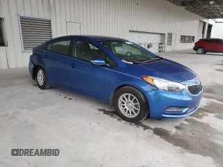 2015 Kia Forte LX with VIN KNAFX4A6XF5258860, listed as a Copart auction lot 44387555 with 119,241 mi miles and Salvage Title. Bid and sale history available at carsss.com. Image 4.