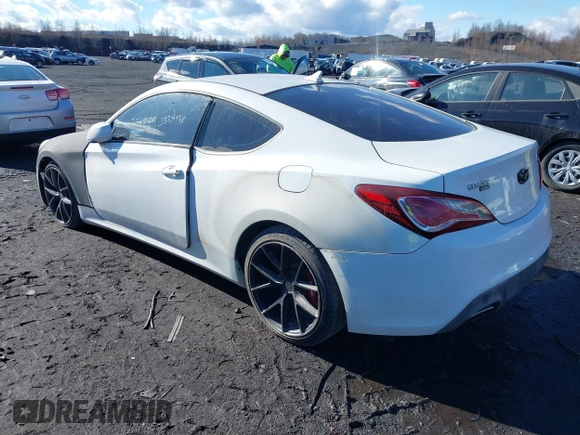 2013 Hyundai Genesis Coupe Grand Touring with VIN KMHHU6KJ7DU096543, listed as a IAAI auction lot 33714958 with 129,768 mi miles and . Bid and sale history available at DreamBid. Image 3.