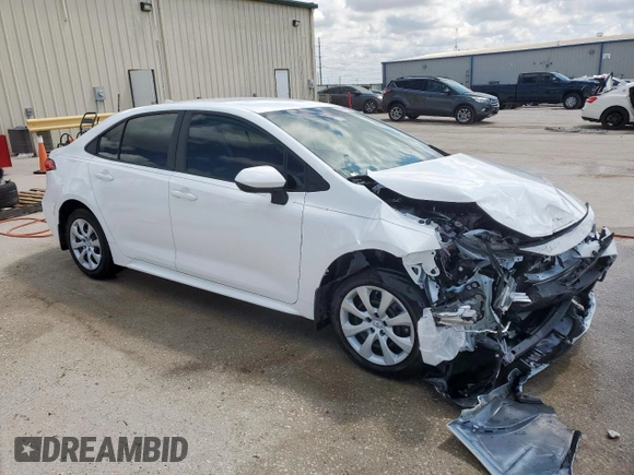 2024 Toyota Corolla LE with VIN 5YFB4MDE8RP207961, listed as a Copart auction lot 56241405 with 4,863 mi miles and Salvage title. Bid and sale history available at DreamBid. Image 4.