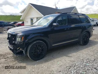 2023 Kia Telluride EX X-Line with VIN 5XYP3DGCXPG375735, listed as a Copart auction lot 56676885 with 62,496 mi miles and Salvage title. Bid and sale history available at DreamBid. Image 1.