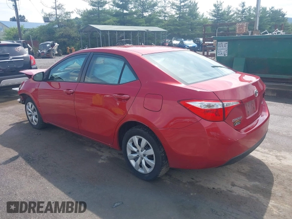 2016 Toyota Corolla L with VIN 2T1BURHE9GC576011, listed as a IAAI auction lot 42624329 with 98,567 mi miles and . Bid and sale history available at DreamBid. Image 3.