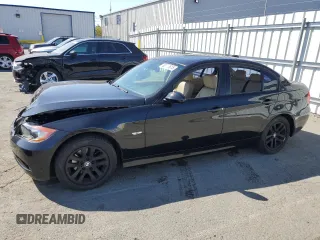 2006 BMW 3 Series 325i with VIN WBAVB13546KX37483, listed as a Copart auction lot 62717615 with 154,957 mi miles and Salvage title. Bid and sale history available at DreamBid. Image 1.