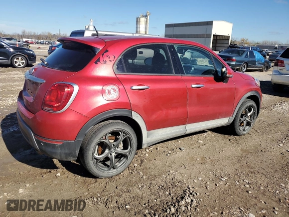 2016 FIAT 500X Trekking Plus with VIN ZFBCFXET3GP376039, listed as a Copart auction lot 78199934 with Not provided miles and Salvage title. Bid and sale history available at DreamBid. Image 3.