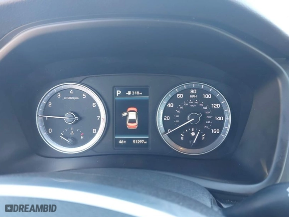 2019 Hyundai Sonata Sport with VIN 5NPE34AF4KH804430, listed as a IAAI auction lot 41663733 with 51,297 mi miles. Bid and sale history available at carsss.com. Image 7.