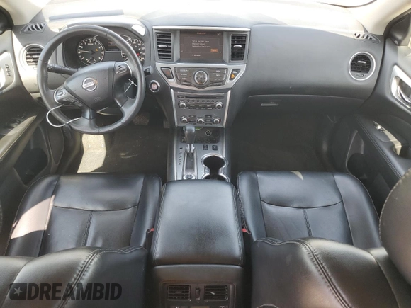 2017 Nissan Pathfinder SL with VIN 5N1DR2MM0HC696090, listed as a Copart auction lot 48230775 with 136,598 mi miles and Salvage Title. Bid and sale history available at carsss.com. Image 8.