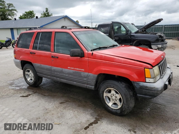 1997 Jeep Grand Cherokee Laredo with VIN 1J4GZ58S3VC770085, listed as a Copart auction lot 57584684 with 0 mi miles and Clean Title. Bid and sale history available at carsss.com. Image 4.