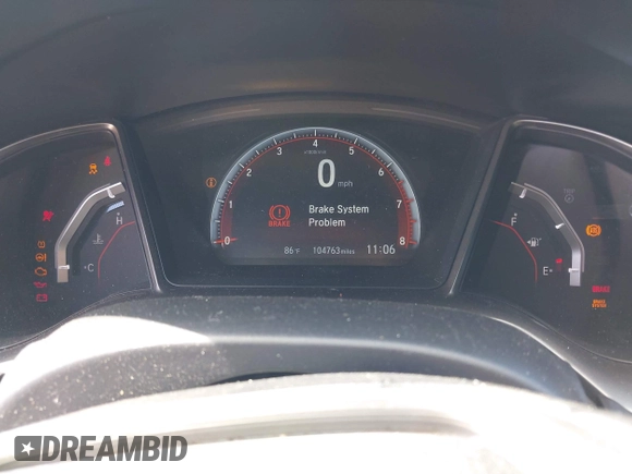 2018 Honda Civic Si with VIN 2HGFC1E53JH700251, listed as a IAAI auction lot 42043732 with 104,763 mi miles and . Bid and sale history available at DreamBid. Image 7.