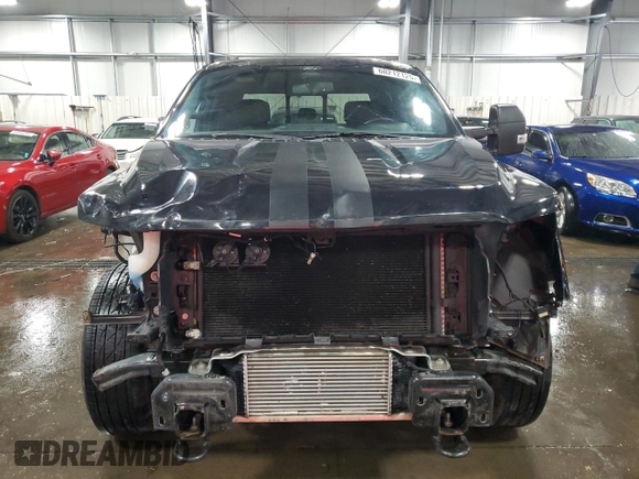 2022 Ford F-150 XL with VIN 1FTFW1E82NFA29355, listed as a Copart auction lot 60212125 with 89,709 mi miles and Salvage title. Bid and sale history available at DreamBid. Image 5.