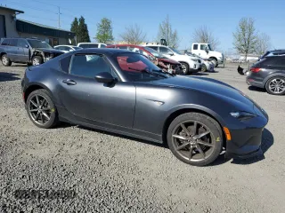 2018 Mazda MX-5 Miata Grand Touring with VIN JM1NDAM72J0203576, listed as a Copart auction lot 61871645 with 20,793 mi miles and Salvage title. Bid and sale history available at DreamBid. Image 4.